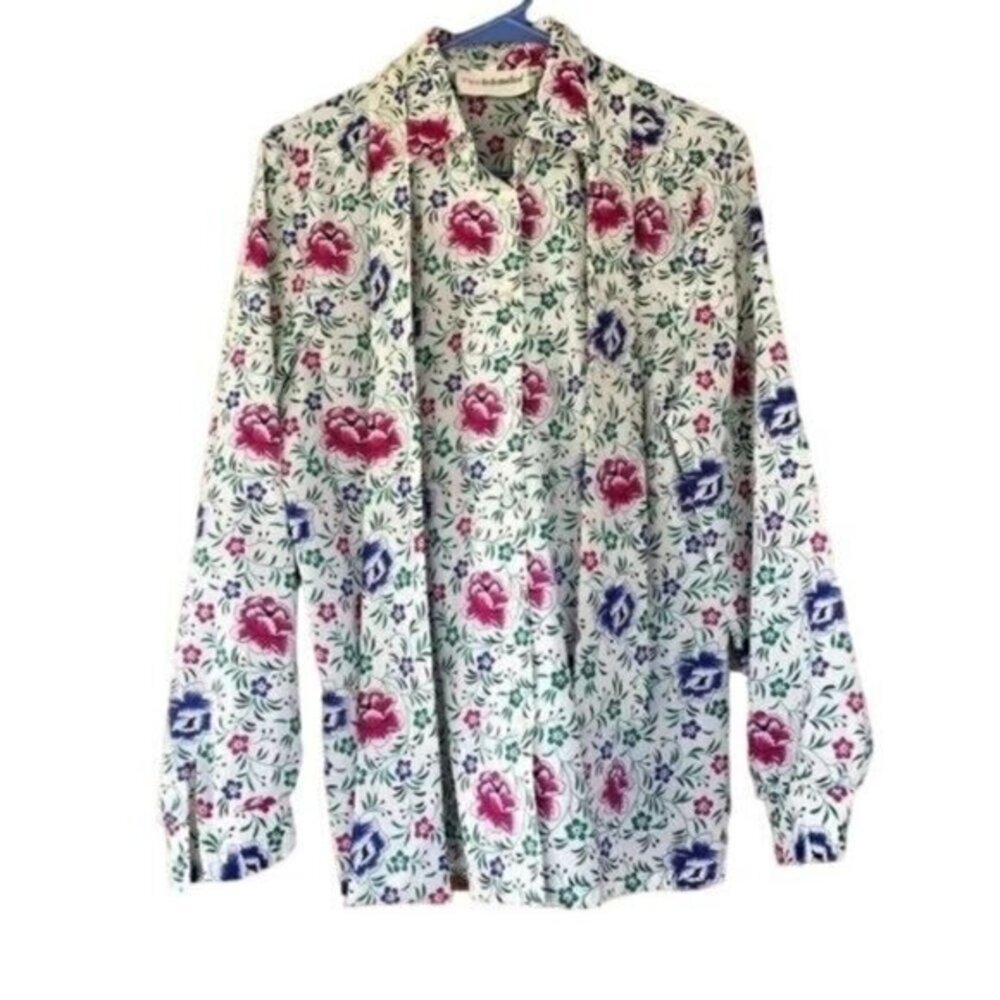 Vintage Fire Islander Floral Blouse
